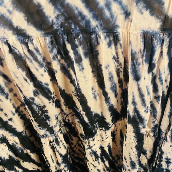 Young‎ Fabulous & Broke Sheer Tallia Tie Dye Oversized Maxi Dress Small - Picture 8 of 9